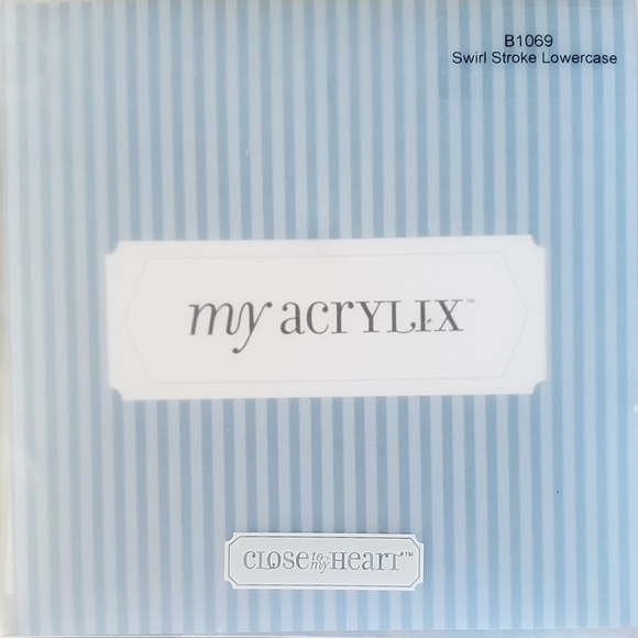 Close To My Heart Swirl Stroke Lowercase (B1069) - Picture 3 of 3